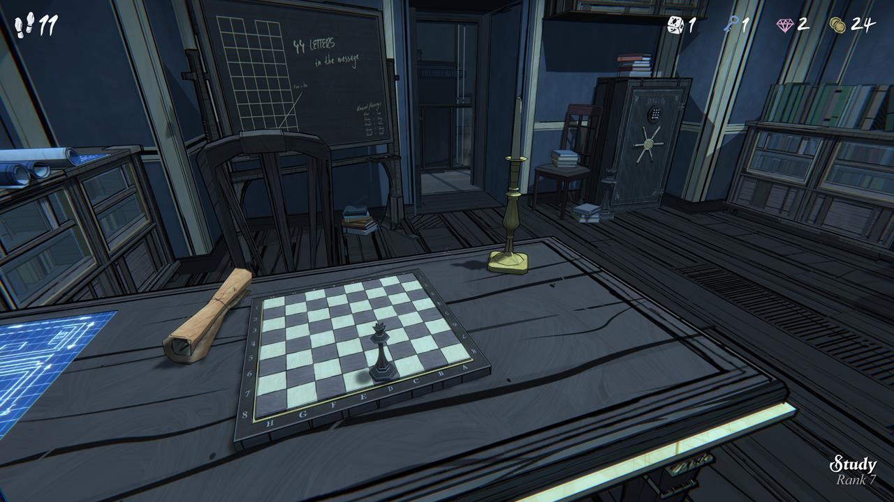 Study Safe Location in Blue Prince