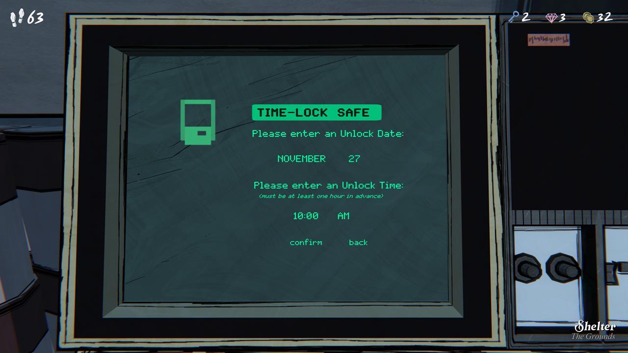 Shelter Time Lock Safe Location in Blue Prince
