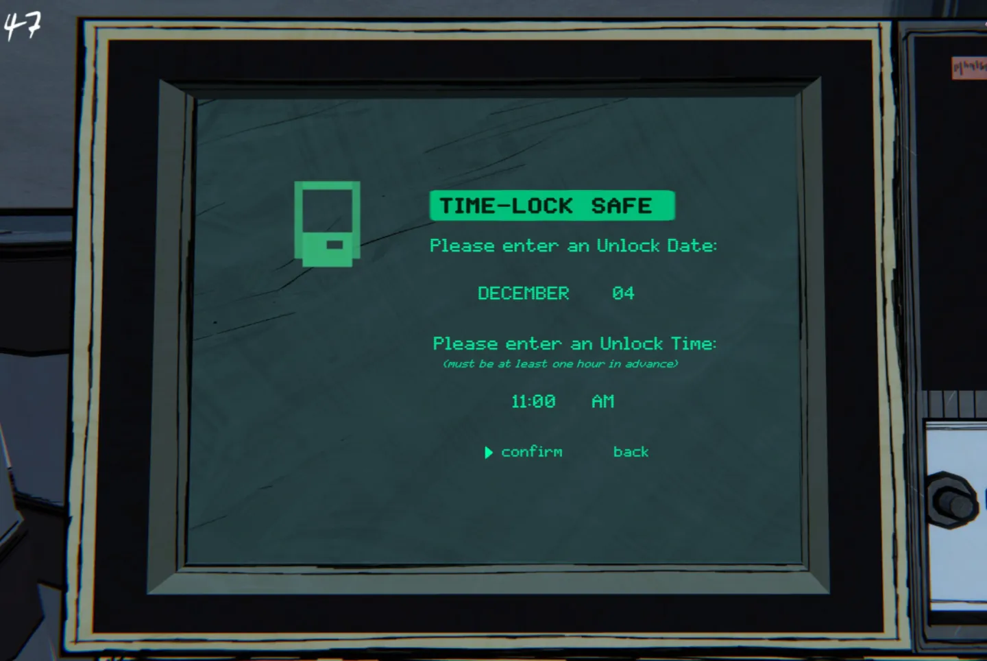 Time Lock safe